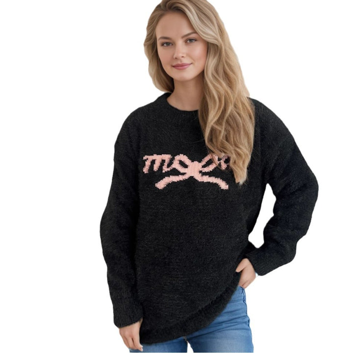 Damen Pullover mit herzigem Motiv und weichem Material Drune