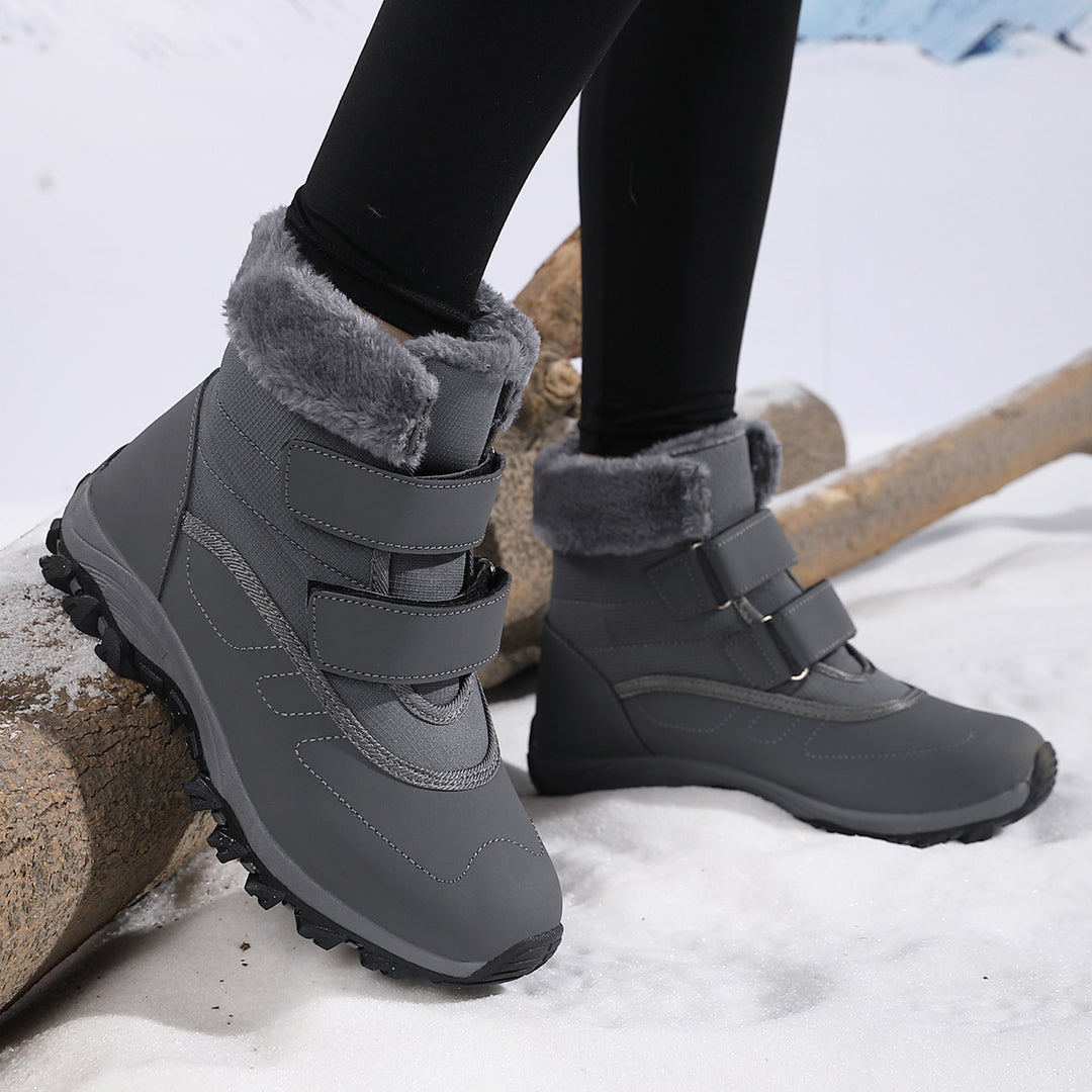 Damen Winterstiefel mit rutschfester Sohle und warmem Innenfutter Drune