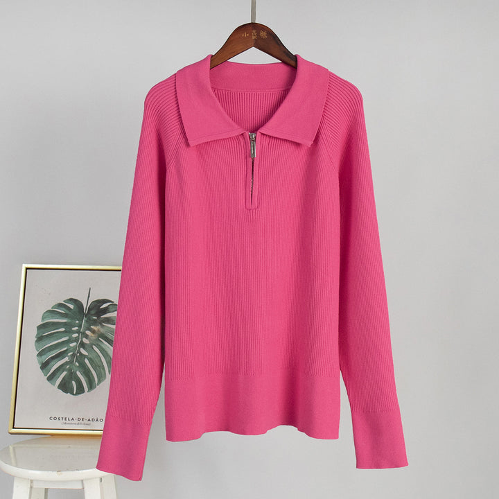 Damen Rippstrickpullover aus weichem Baumwollmix Drune