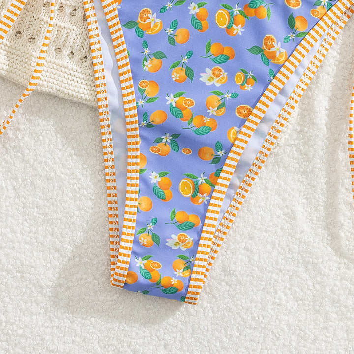 Damen Triangel-Bikini mit Häkeloberteil Drune