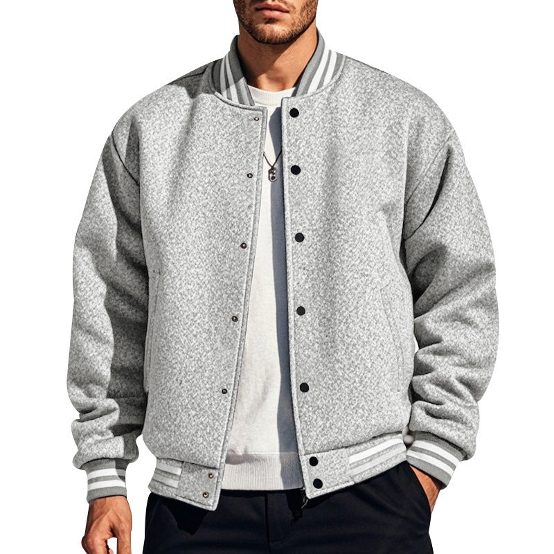 Herren Collegejacke mit elastischen Bündchen und hochwertiger Verarbeitung Drune