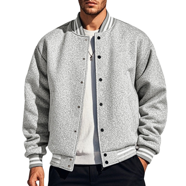 Herren Collegejacke mit elastischen Bündchen und hochwertiger Verarbeitung Drune