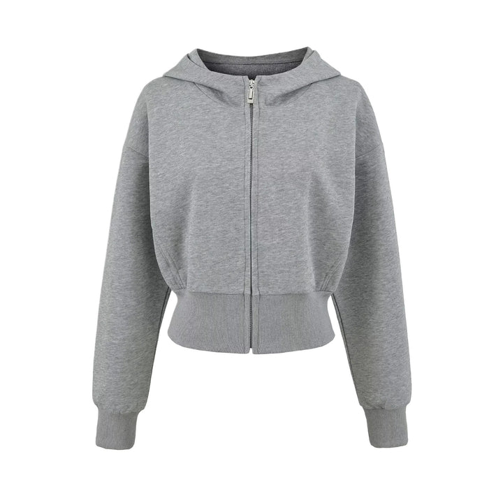 Damen Sportliche Kapuzenjacke mit lässigem Schnitt und praktischen Reißverschlusstaschen Drune