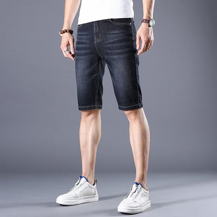Herren lässige Denim-Shorts mit weitem Schnitt und praktischen Taschen Drune