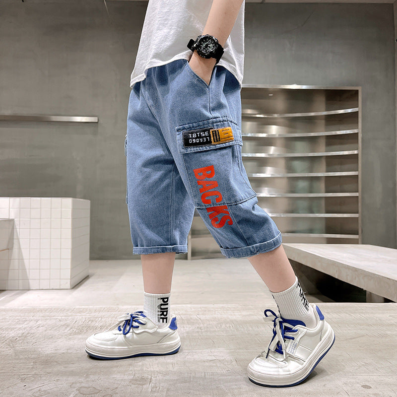 Jungen praktische Cargo-Shorts mit tiefen Taschen Drune
