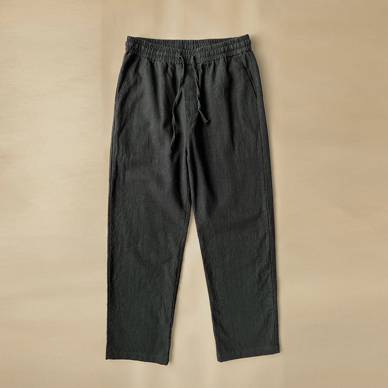 Herren Bequeme Freizeithosen mit elastischem Bund und seitlichen Taschen Drune
