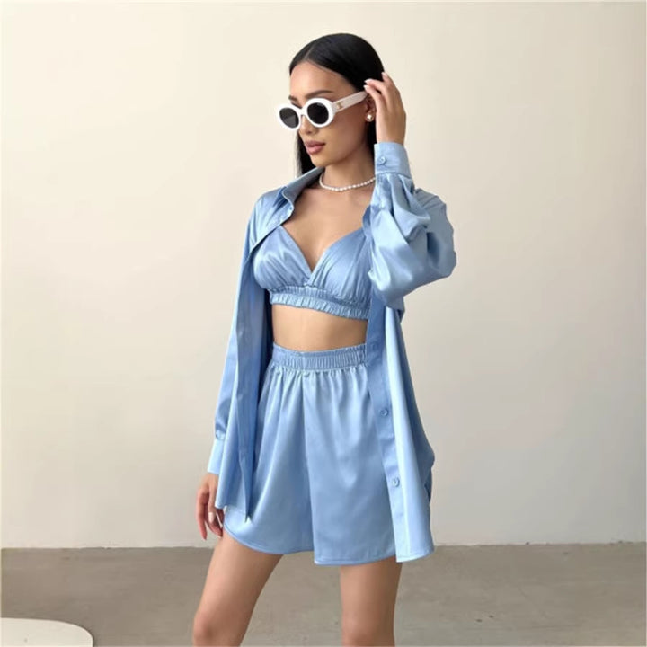 Damen elegantes und luftiges Sommer-Outfit Drune