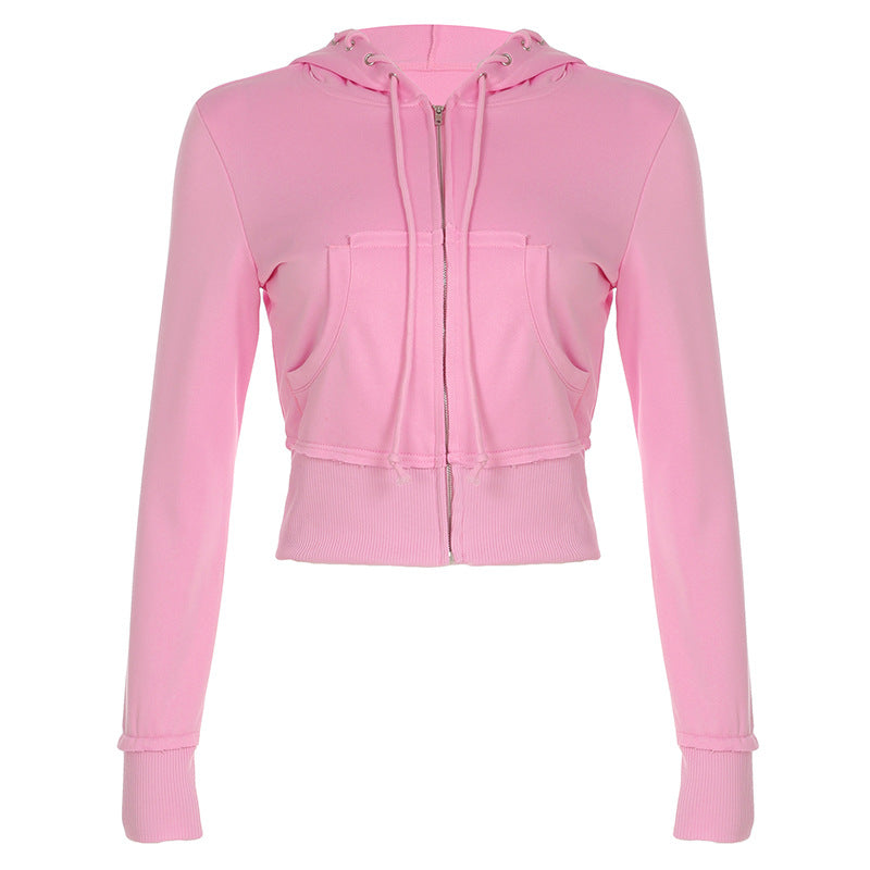Damen nan taillierte Jersey-Flared-Loungehose mit Bindeband, hohem Komfortbund und seitlichen Eingrifftaschen Drune