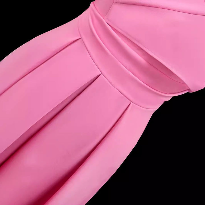 Damen Abendkleid mit asymmetrischem Schnitt und elegantem Oberteil Drune