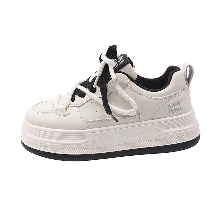 Damen Sportliche Sneakers mit dämpfender Plattform und weichem Obermaterial Drune