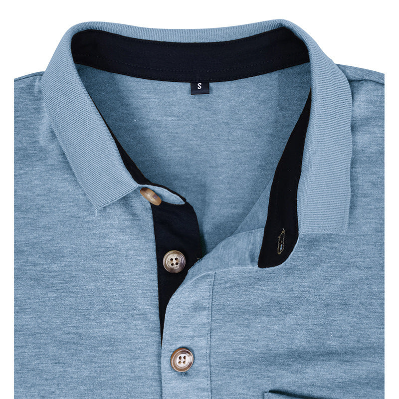 Herren Polo-Shirt mit modernen Designelementen Drune