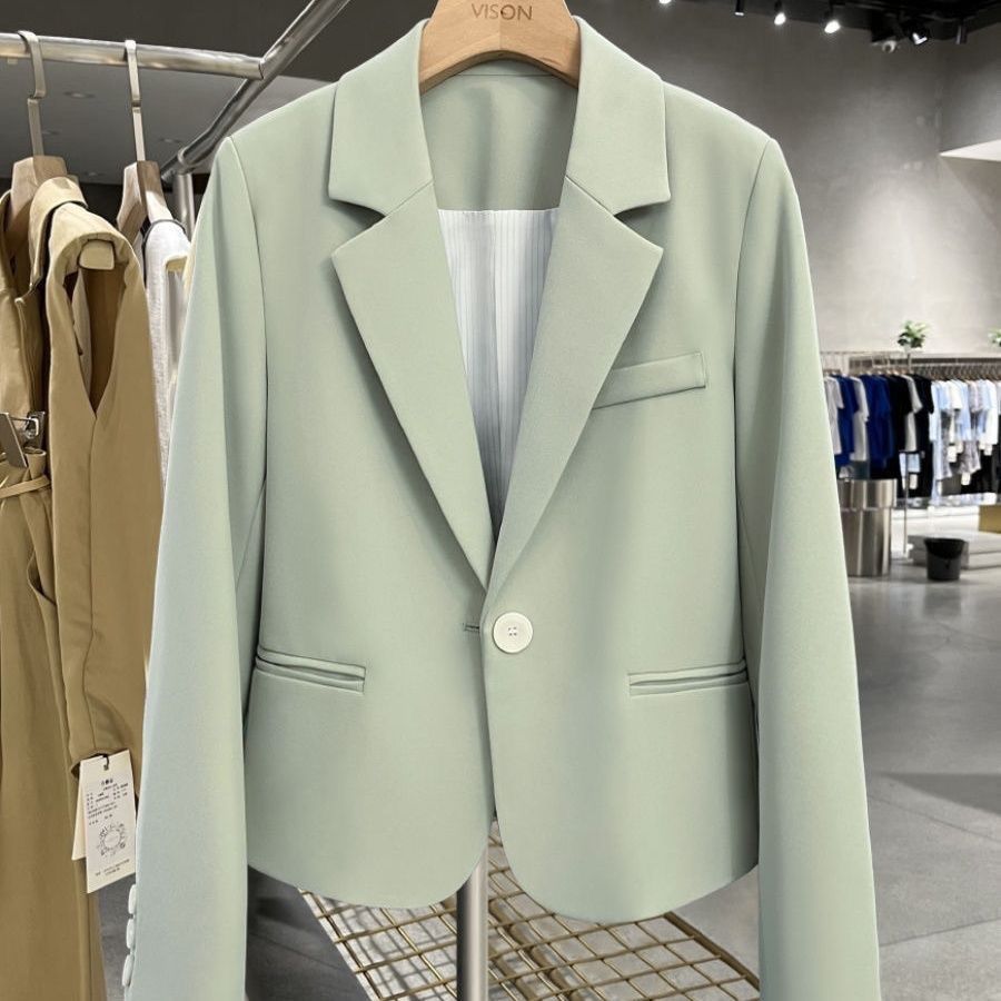 Damen Eleganter Blazer mit schmalem Schnitt Drune