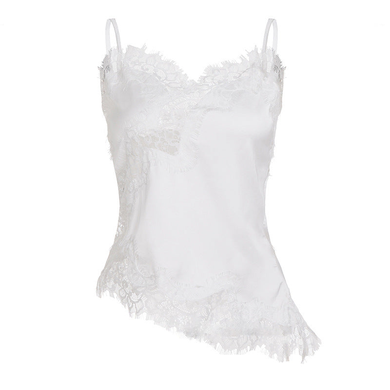 Damen Spitzen-Cami-Top mit verführerischen Details Drune