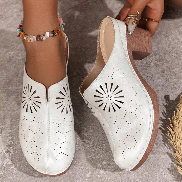 Damen offene Clogs Drune
