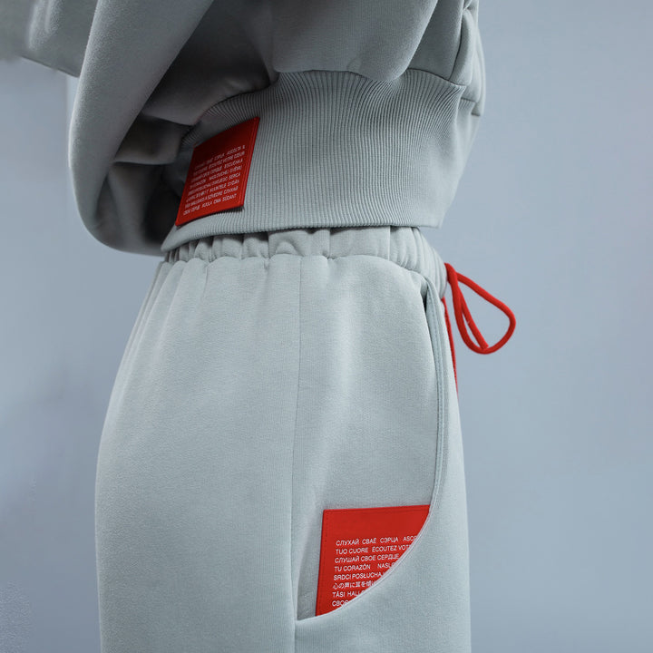 Damen modischer Kapuzenpullover im lässigen Cropped-Design Drune