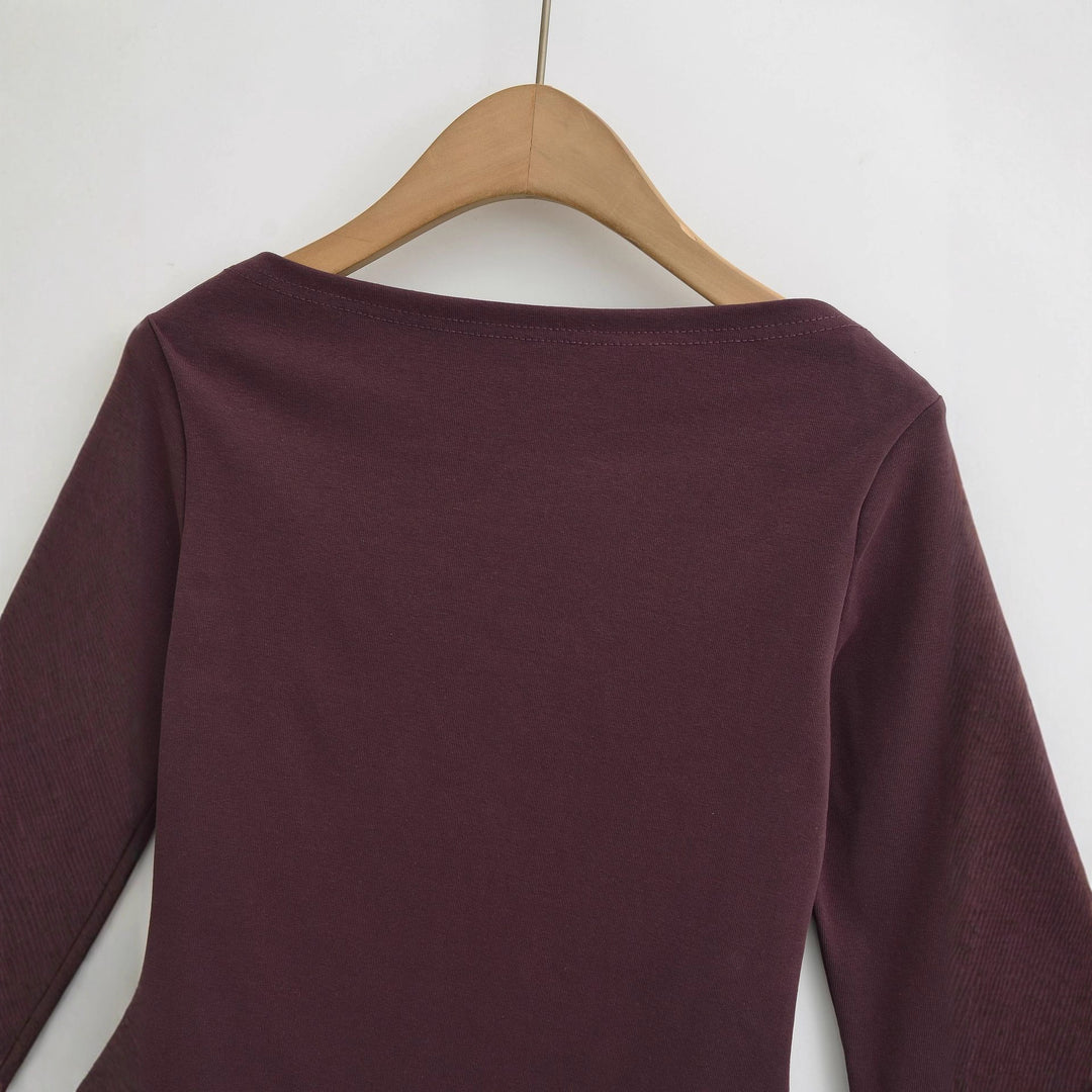 Damen Langarmshirt mit lässigem Schnitt und modernen Details Drune