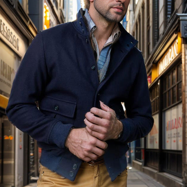 Herren multifunktionale Casual-Jacke mit praktischen Taschen Drune
