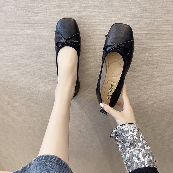 Damen Ballerinas mit elegantem Schleifen-Detail und hochwertigem Leder Drune