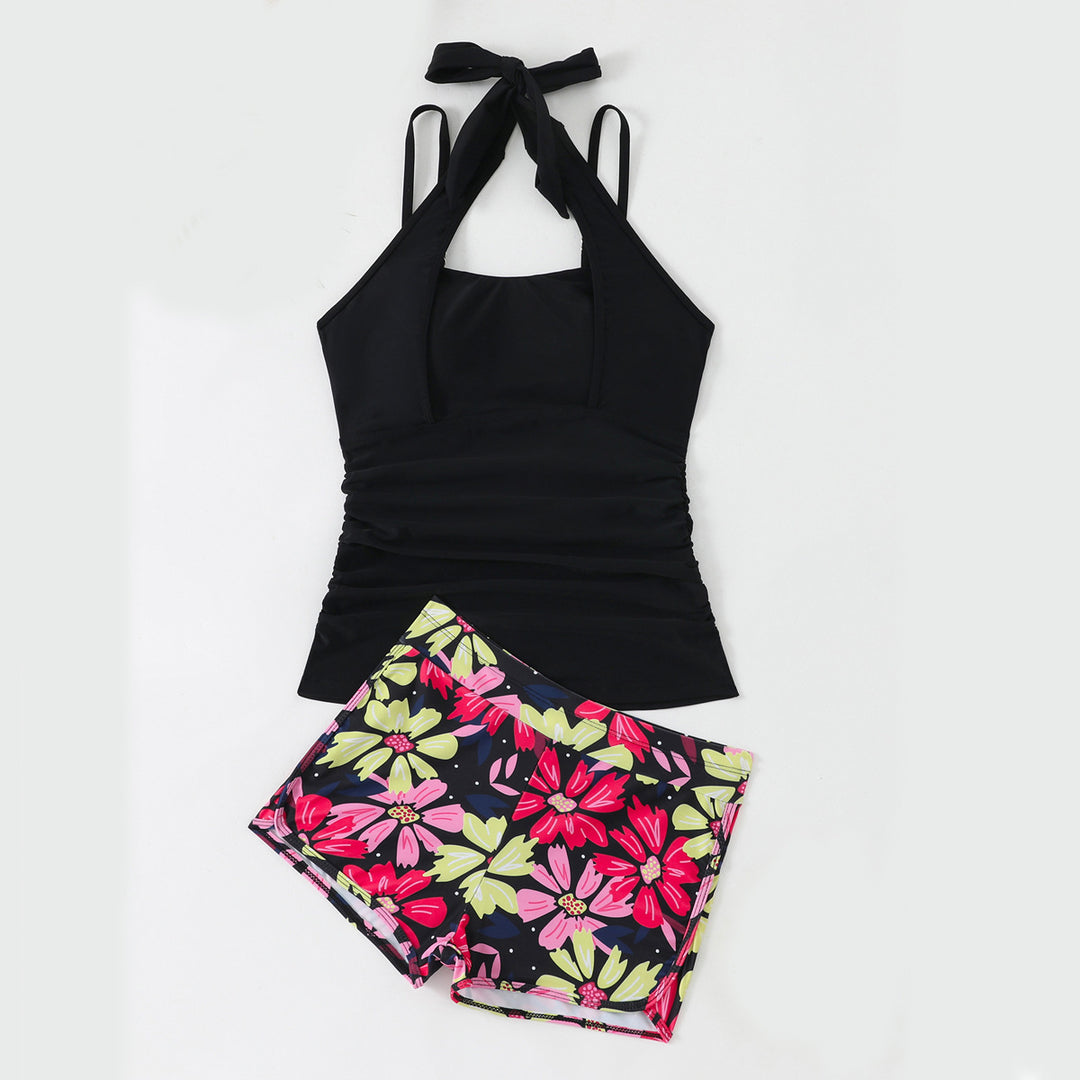 Damen Tankini mit floralen Shorts Drune