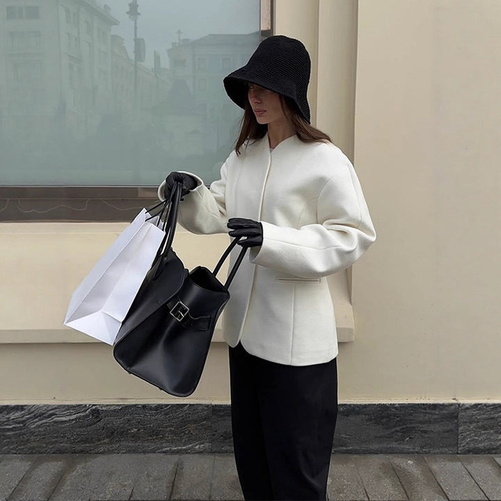 Damen lässiger Blazer aus hochwertigem Material Drune