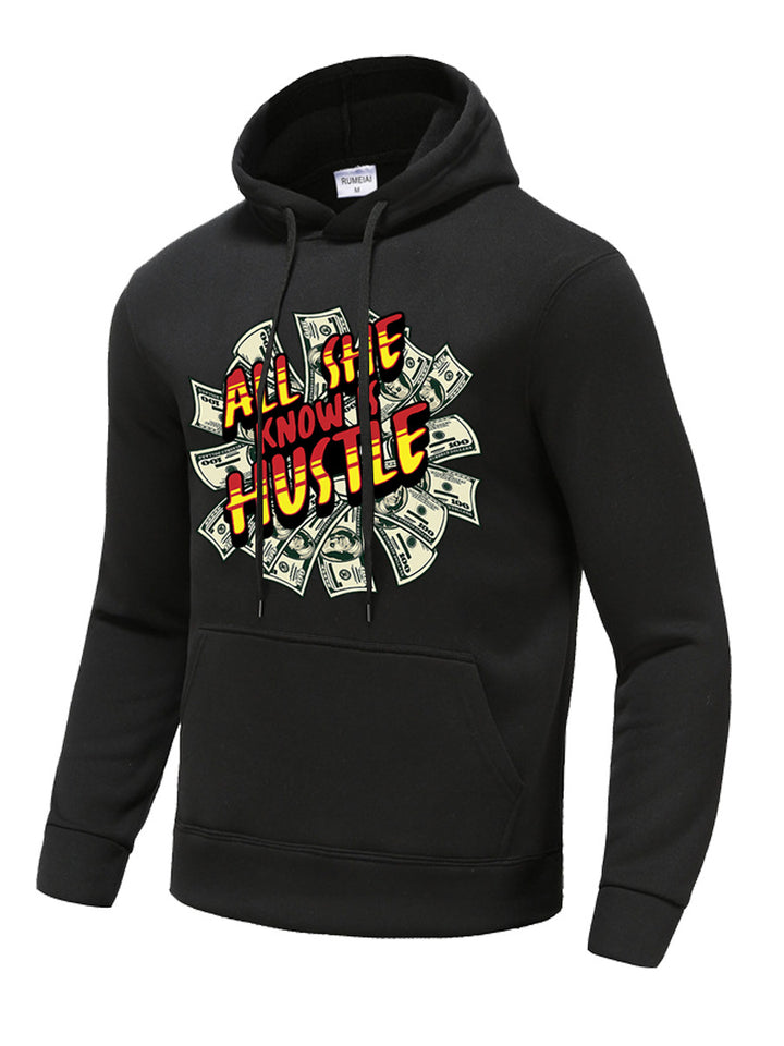Damen Kapuzenpullover mit auffälligem Motiv Drune