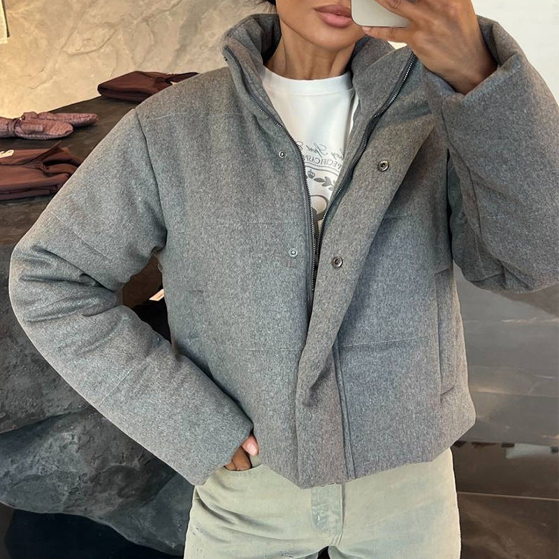 Damen kuschelige und warme Steppjacke Drune