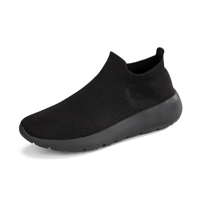 Unisex nan nahtloser Sockensneaker mit atmungsaktiver dreidimensionaler Strickkonstruktion und stoßdämpfender Flexsohle Drune