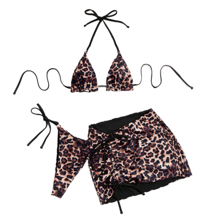 Damen Triangel-Bikini mit Wickelrock Drune