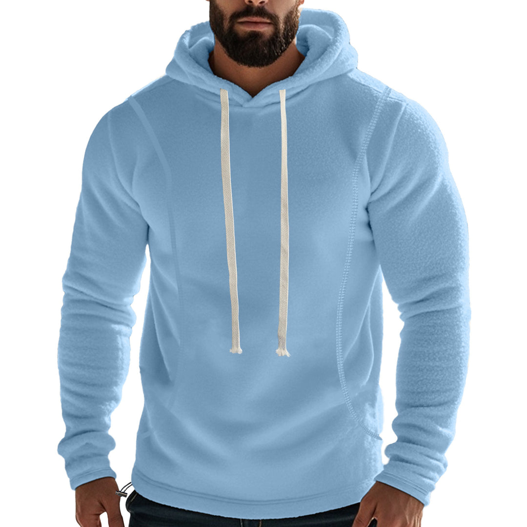 Herren bequemer Kapuzenpullover aus Kuschelmaterial Drune