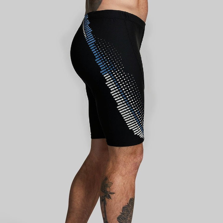 Herren Schwimmshorts mit kompressiver Passform und stylischen Designelementen Drune