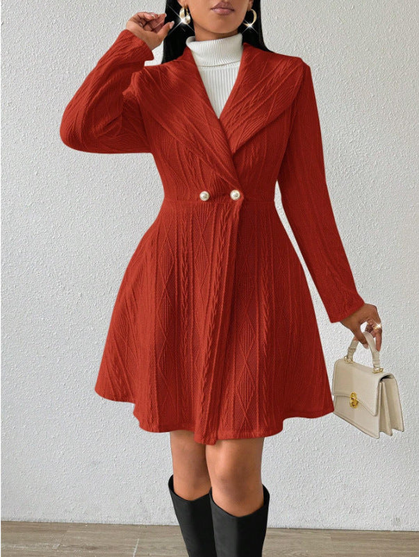 Damen Elegante und bequeme Strickjacke mit hoher Taille Drune