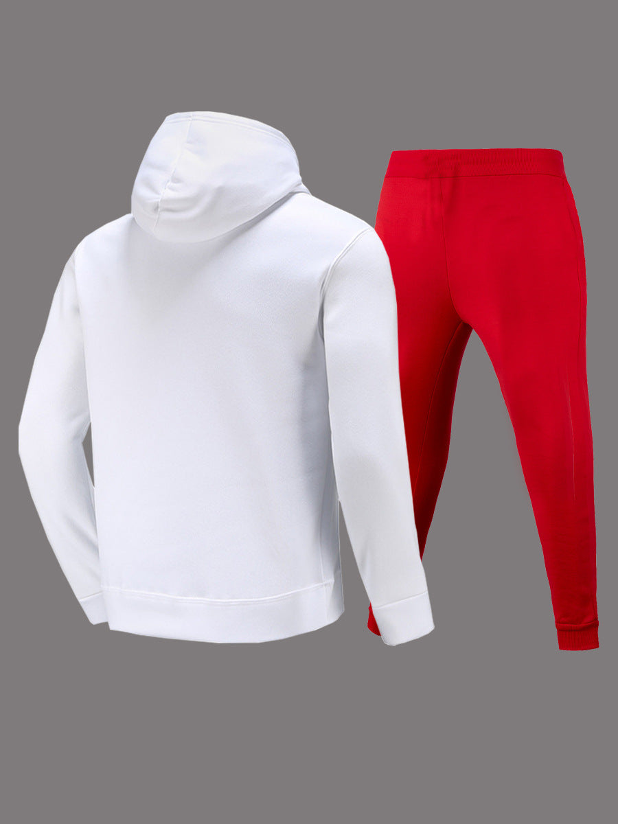 Damen Hoodie und Jogginghose Set im urbanen Stil mit kreativem Grafikdruck Drune