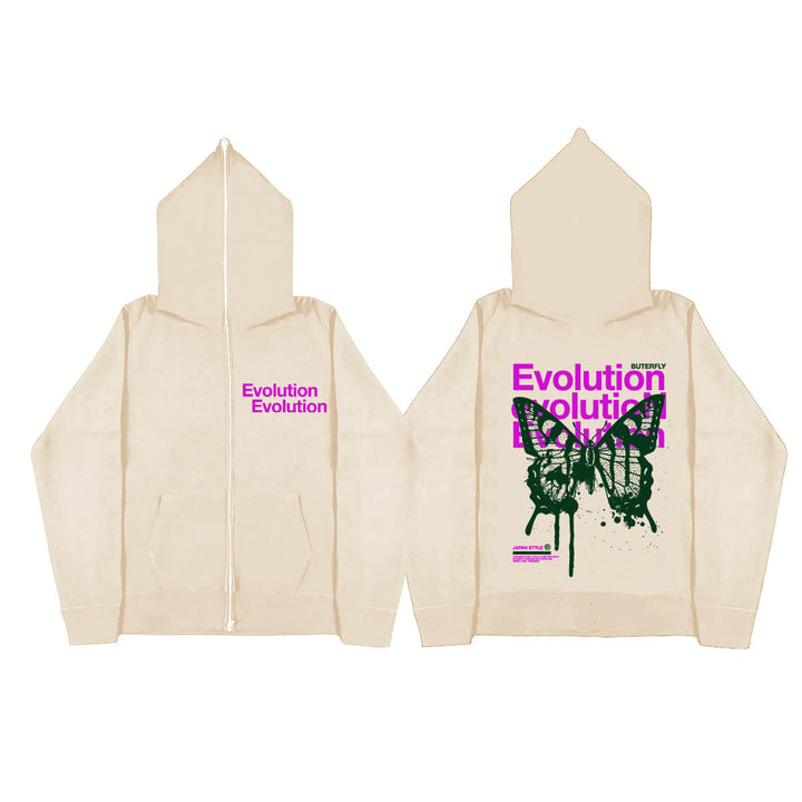 Damen Kapuzenjacke mit auffälligem Grafikdesign Drune