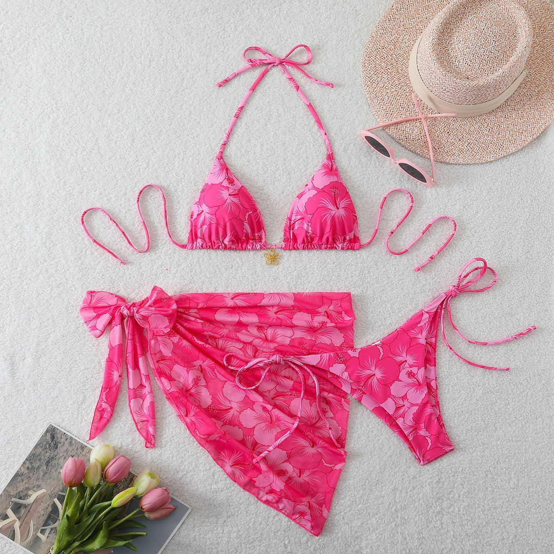 Damen Blumenmuster Bikiniset Drune