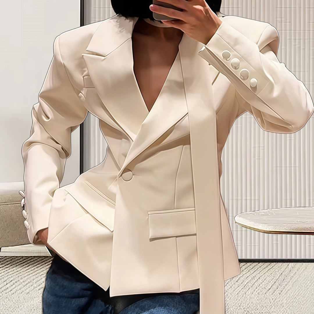 Damen Elegante Blazerjacke im modernen Schnitt Drune