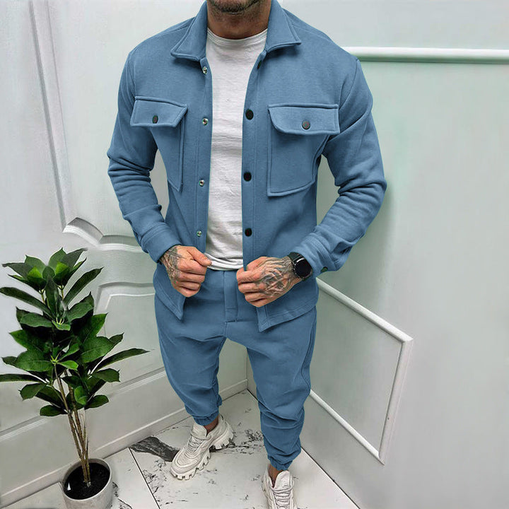 Drune | 2 Teiliges Wildleder Satz Hemd Und Hose