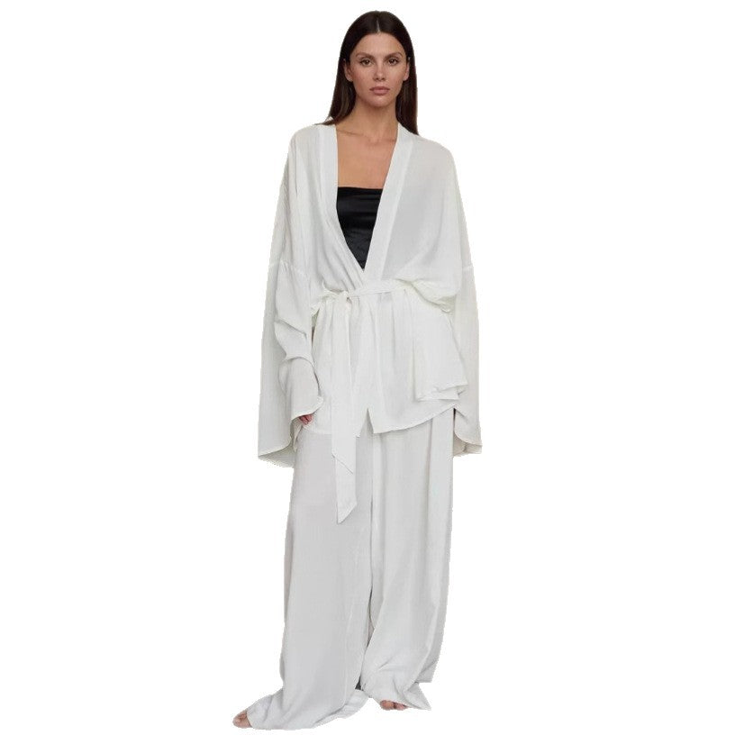 Damen elegantes Lounge-Set aus softem Material mit weitem Schnitt Drune