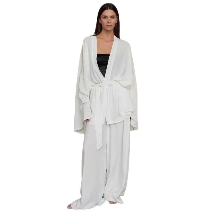 Damen elegantes Lounge-Set aus softem Material mit weitem Schnitt Drune