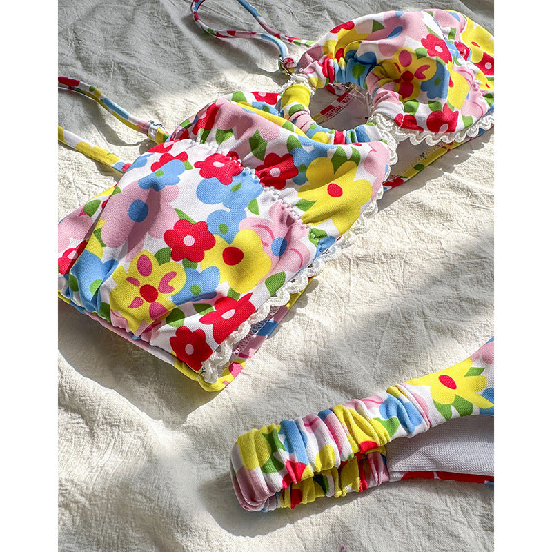 Damen Blumiger Bikini Drune