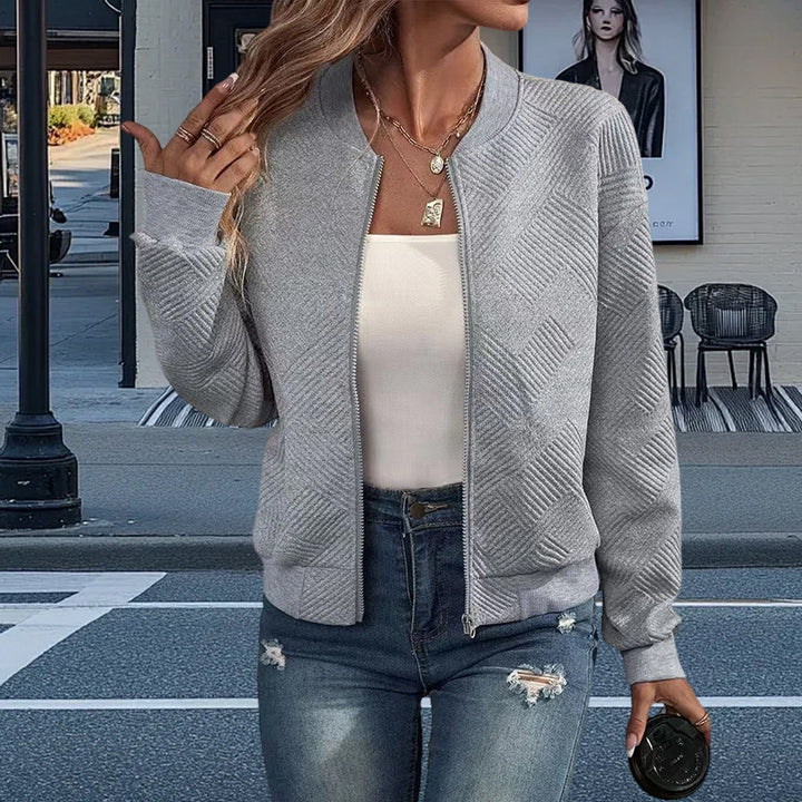 Damen Freizeitjacke mit strukturiertem Design und praktischen Taschen Drune