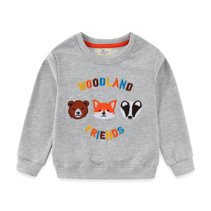Jungen Sweatshirt mit liebevollem Tiermotiv Drune