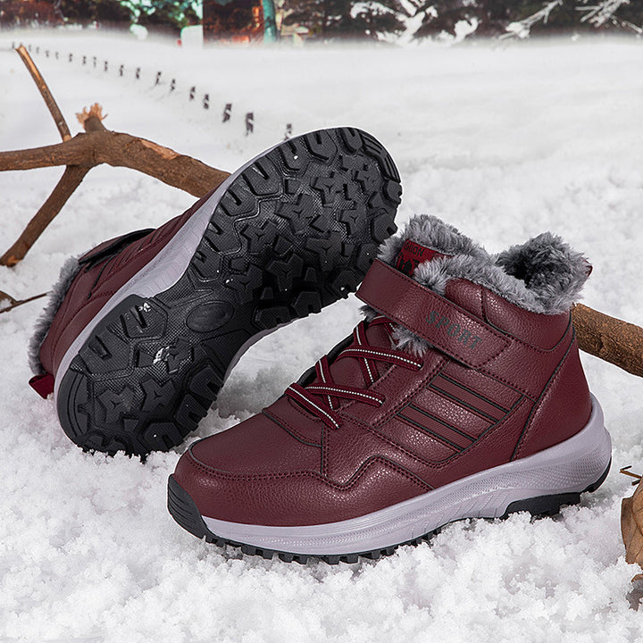 Damen Winterwanderschuhe mit rutschfester Sohle und isolierendem Futter Drune