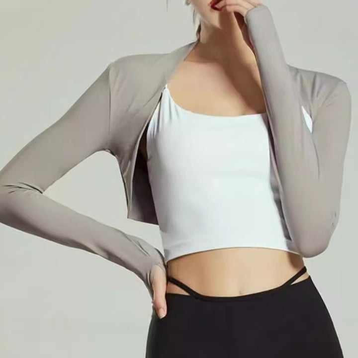 Damen elegante offene Strickjacke im sportlichen Stil Drune