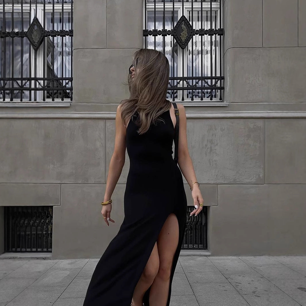 Damen figurbetontes Maxikleid Drune