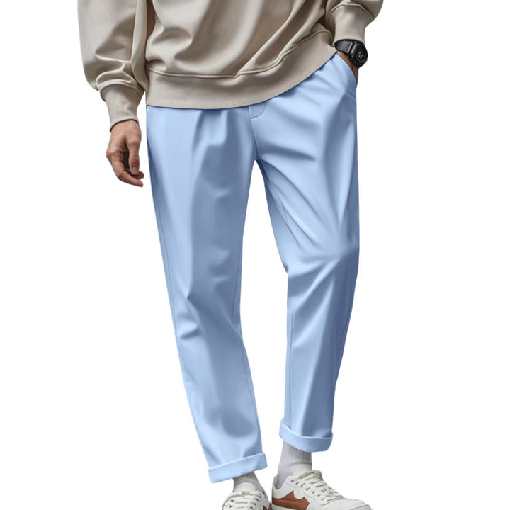 Herren Bequeme Stoffhose Drune