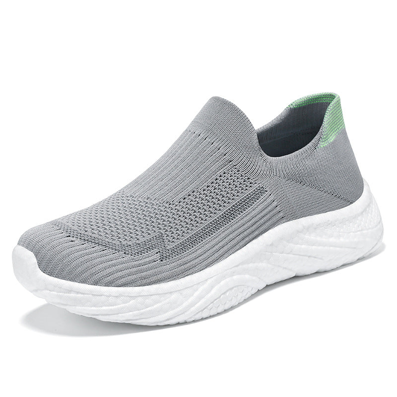 Damen nan nahtloser Strick-Sockensneaker mit extragel dämpfender Wave-EVA-Sohle Drune