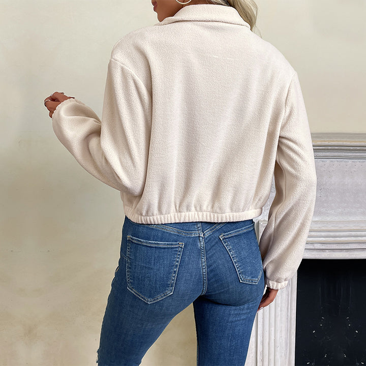 Damen Steppjacke mit hohem Kragen und Reißverschluss Drune