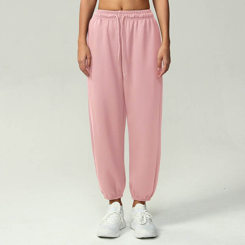 Damen nan atmungsaktive Performance-Joggerhose mit hohem Komfortbund, verstellbarem Kordelzug und elastischen Schlauchbündchen Drune
