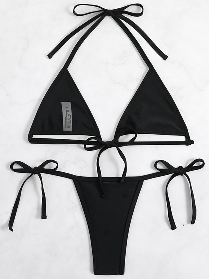 Damen Triangel-Bikini mit raffiniertem Schnürdesign Drune
