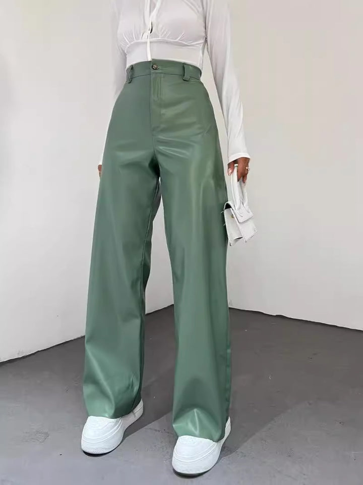 Damen Weite Hochbundhose aus leichtem Material mit eleganter Passform Drune